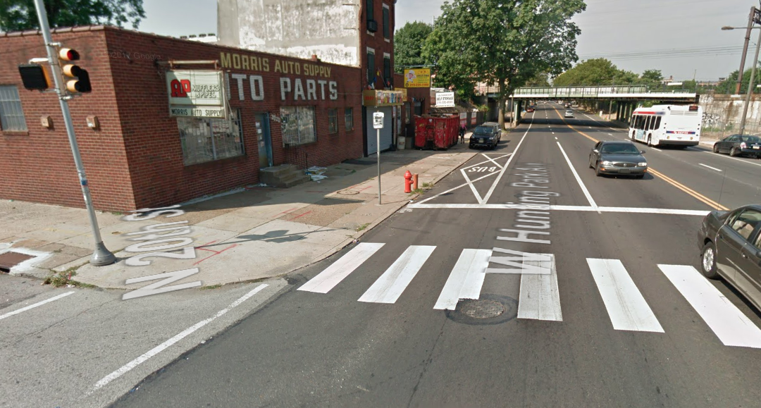 Four Hospitalized Following Three Vehicle Car Crash at Hunting Park Avenue at 20th Street in Philadelphia